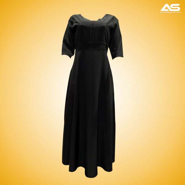 Powder Touch Material Long Frock Stylish - Image 4